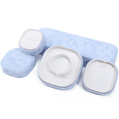 Nhựa Velvet Hanhong Logo tùy chỉnh Xưởng đồ trang sức hình vuông di động