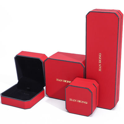 Mua Red Velvet vật liệu hình chữ nhật hộp trang sức cho đeo tay sang trọng bông tai vòng cổ online manufacture