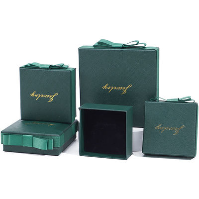 Mua Vòng cổ màu xanh lá cây Bàn tai Nhẫn giấy đồ trang sức Hộp quà tùy chỉnh Kích thước hình chữ nhật online manufacture