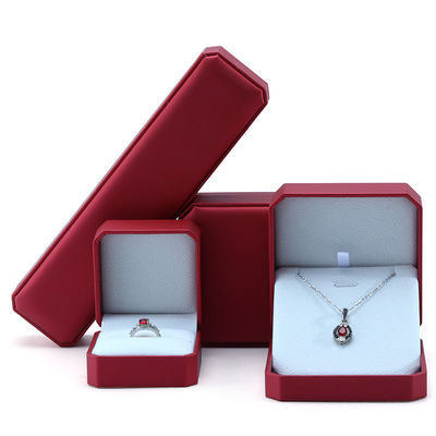 Mua Hộp đóng gói đồ trang sức sang trọng tùy chỉnh với tay làm bằng da đỏ tinh tế thủ công online manufacture