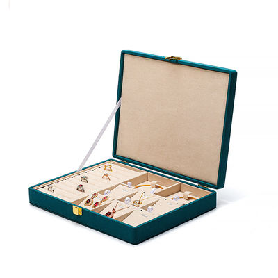 Mua Hộp trang sức du lịch da PU di động cho bông tai màu xanh Stud Earring Case Organizer online manufacture