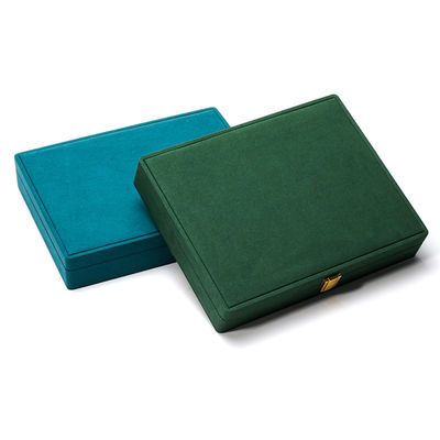 Hộp trang sức du lịch da PU di động cho bông tai màu xanh Stud Earring Case Organizer