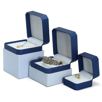 Thủy quân lục chiến hình tròn da giả hộp đồ trang sức bền bỉ bọc gói gói