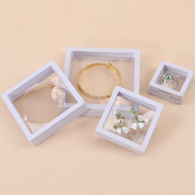 Mua Đơn giản màu trắng PE hộp treo màng nhựa lơ lửng đồ trang sức trong suốt online manufacture