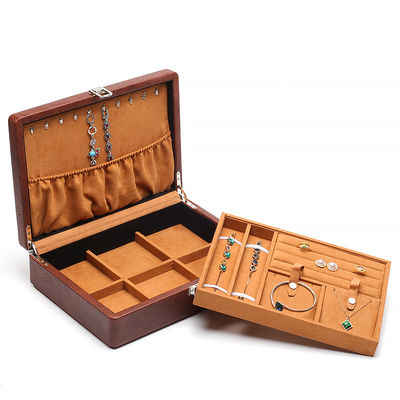 Đồ xách không gian rộng rãi đồ trang sức da giả sang trọng Buckle tổ chức cho du lịch