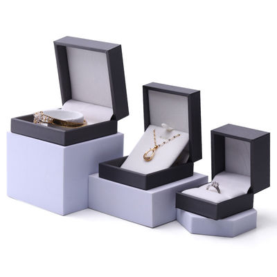 Mua Soft Touch Brush Finishing PU Da đồ trang sức đóng gói hộp Set tổ chức sang trọng online manufacture