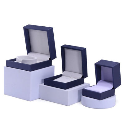 Chế độ hoàn thiện chải mềm da giả đồ trang sức hộp lưu trữ gói cho nhẫn dây chuyền