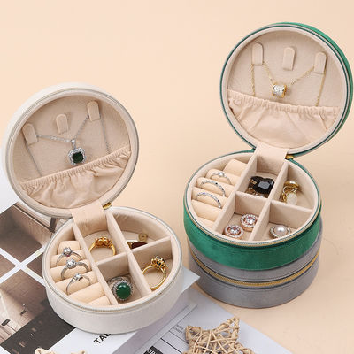 Mua Hòn hình mềm nhung đồ trang sức Box lưu trữ tổ chức Zipper túi cho du lịch online manufacture