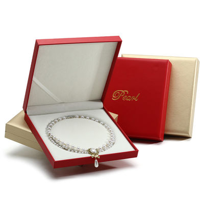 Ưu điểm đa chức năng PU da đồ trang sức bao bì tổ chức cho Pearl Pendant