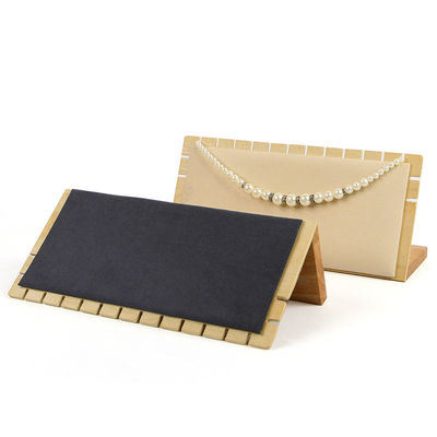 Chọn cạnh đa dụng đồ trang sức gỗ màn hình giá đỡ đứng cho vòng tai dây chuyền