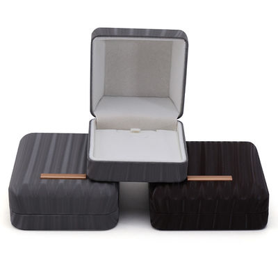 Mua Hộp đóng gói đồ trang sức da giả cao cấp Ray Grain với trang trí thanh vàng online manufacture