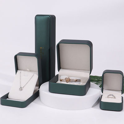 Hồng tối hình tròn da giả Hộp lưu trữ đồ trang sức Hộp tổ chức sang trọng Bao bì