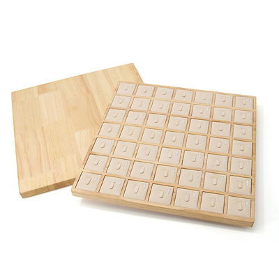 Khả năng phong phú 7x7 Bàn trưng bày đồ trang sức bằng gỗ Bàn trưng bày đồ trang trí cho nhẫn
