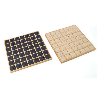 Khả năng phong phú 7x7 Bàn trưng bày đồ trang sức bằng gỗ Bàn trưng bày đồ trang trí cho nhẫn