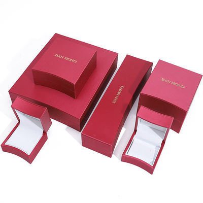 Nhìn bắt mắt hình cung PU da đồ trang sức lưu trữ tổ chức hộp sang trọng gói