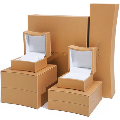 Mua Hộp đồ trang sức bằng da giả hình cung vàng online manufacture