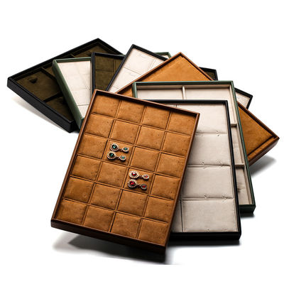 Mua Soft Velvet Interior PU Da trang sức hiển thị khay đồ đạc online manufacture