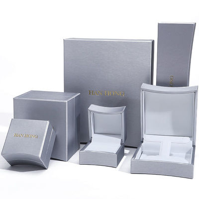 Bàn đồ trang sức bằng da PU hình cung bằng bạc Lưu trữ sang trọng