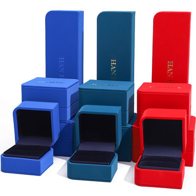 Hộp lưu trữ đồ trang sức bằng da giả hình cung kim cương Bao bì sang trọng
