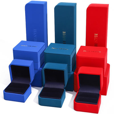 Hộp lưu trữ đồ trang sức bằng da giả hình cung kim cương Bao bì sang trọng