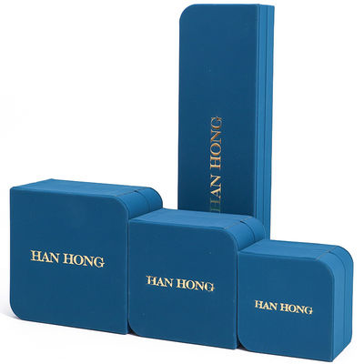 Arc Diamond Shaped PU Leather Jewelry Storage Box Set For Ring Pendant Packaging (Hộp lưu trữ đồ trang sức bằng da có hình cung kim cương)