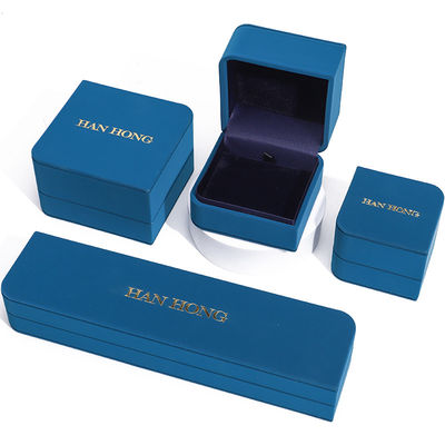 Arc Diamond Shaped PU Leather Jewelry Storage Box Set For Ring Pendant Packaging (Hộp lưu trữ đồ trang sức bằng da có hình cung kim cương)