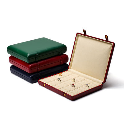 Pebble hạt da đồ trang sức hộp đóng gói kho chứa Case cho tai đệm dây chuyền