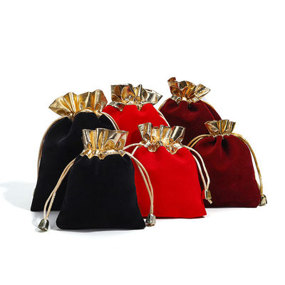 Mua Soft Slip No Villi Velvet Drawstring túi trang sức với miệng vàng mở online manufacture