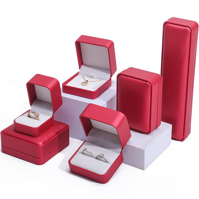 Mua Noble màu đỏ da PU đồ trang sức sang trọng bao bì hộp Set với lớp lót nhung mềm online manufacture