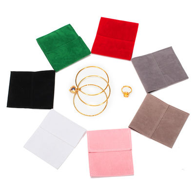 OEM kín đáo cung cấp túi trang sức nhung nhẹ cho vòng tai Studs cô gái