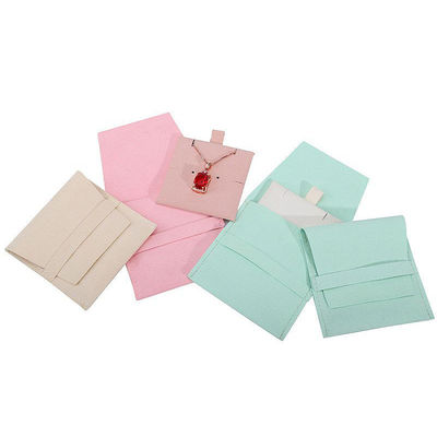 Soft Touch Microfiber Perfumery Storage Bag với bộ chia cắt có thể tháo rời cho bông tai