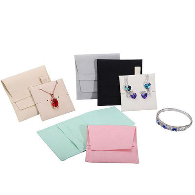 Soft Touch Microfiber Perfumery Storage Bag với bộ chia cắt có thể tháo rời cho bông tai