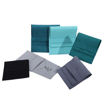 Compact Simple Soft Velvet Perfumery Packaging Envelope Pocket Mini Pendant Pouch