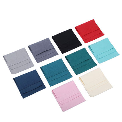 Compact Simple Soft Velvet Perfumery Packaging Envelope Pocket Mini Pendant Pouch