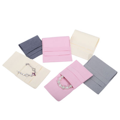 Compact Simple Soft Velvet Perfumery Packaging Envelope Pocket Mini Pendant Pouch