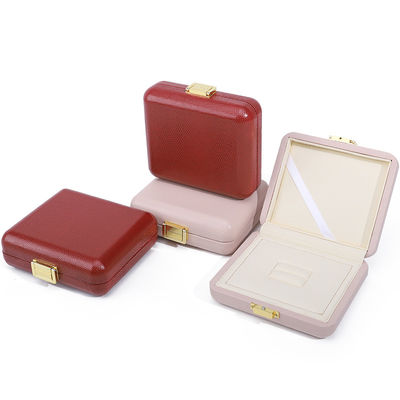 Hộp lưu trữ đồ trang sức bằng da PU cao cấp cho đệm tai nhẫn