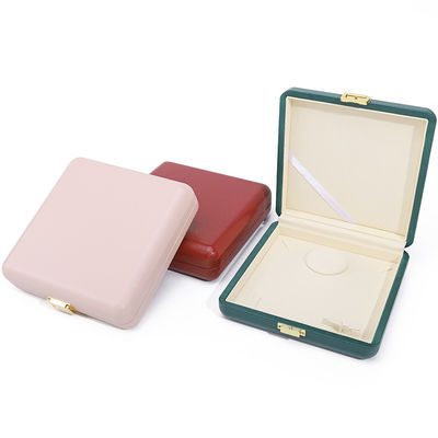 Không gian rộng rãi Da giả Luxury Organizer Handy Travel Jewelry Case with Clamps Tắt