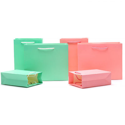 Chick đơn giản Macaron màu Thẻ giấy Tote Gift Treasure Packaging