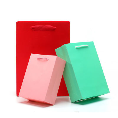 Chick đơn giản Macaron màu Thẻ giấy Tote Gift Treasure Packaging