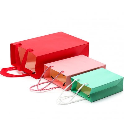 Chick đơn giản Macaron màu Thẻ giấy Tote Gift Treasure Packaging