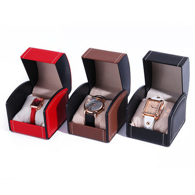 Flip Open Deluxe Bàn tay làm bằng da Watch Case Kho báu Bao bì Watch Cover