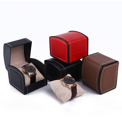 Flip Open Deluxe Bàn tay làm bằng da Watch Case Kho báu Bao bì Watch Cover