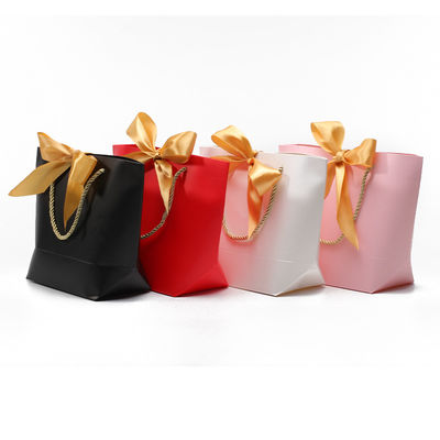 Compact Đẹp Thẻ giấy giấy quà Tote Bag Bowknot trang trí cho sinh nhật