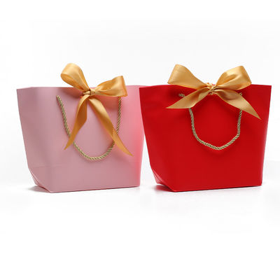 Compact Đẹp Thẻ giấy giấy quà Tote Bag Bowknot trang trí cho sinh nhật