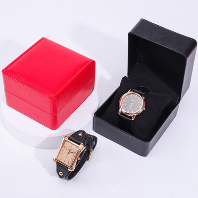 Custom Waterproof PU Da Chiếc đồng hồ xa xỉ hộp đóng gói nhựa nhung mềm
