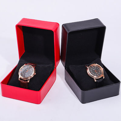 Custom Waterproof PU Da Chiếc đồng hồ xa xỉ hộp đóng gói nhựa nhung mềm