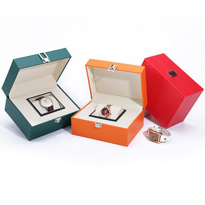 Mua Hình đơn giản, mềm, da giả, vỏ đồng hồ, hộp bao bì đồng hồ với ổ khóa online manufacture
