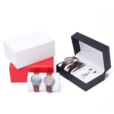 Khả năng lớn hộp đồng hồ giấy cứng hộp lưu trữ đồ trang sức mạnh mẽ đa chức năng