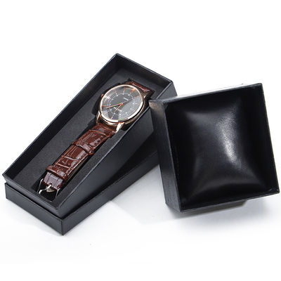 Linen Texture Noble Soft PU Leather Watch Packaging Case Luxury Storage Box (Máy bảo quản sang trọng)