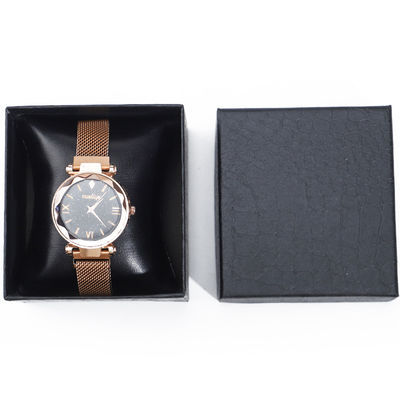 Linen Texture Noble Soft PU Leather Watch Packaging Case Luxury Storage Box (Máy bảo quản sang trọng)